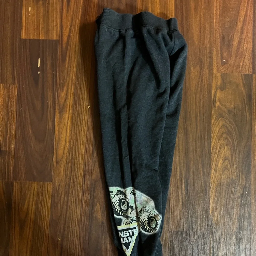 Kids Dark Gray 'World Tour' Monster Jam Hoodie & Jogger Matching Set